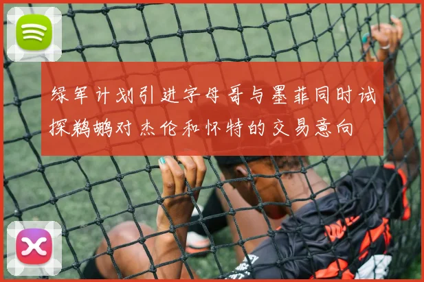 绿军计划引进字母哥与墨菲同时试探鹈鹕对杰伦和怀特的交易意向